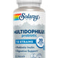 SOLARAY Multidophilus 12 Strain Probiotic 20 Billion CFU, Probiotics for Digestive Health and Gut Health Support, Prebiotic Inulin, No Dairy, 50 Serv, 100 VegCaps