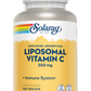 SOLARAY Liposomal Vitamin C 500mg - Enhanced Absorption Vitamin C Liposomal Blend with Fatty Acids - Antioxidant and Immune Support Supplement - Vegan, 60-Day Guarantee, 100 Servings, 100 VegCaps
