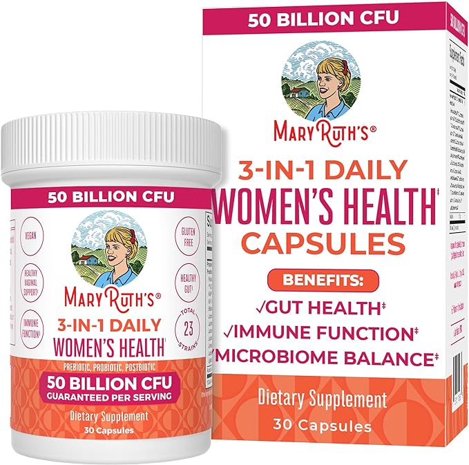 MaryRuth's 3-in-1 Daily Health Probiotics for Women