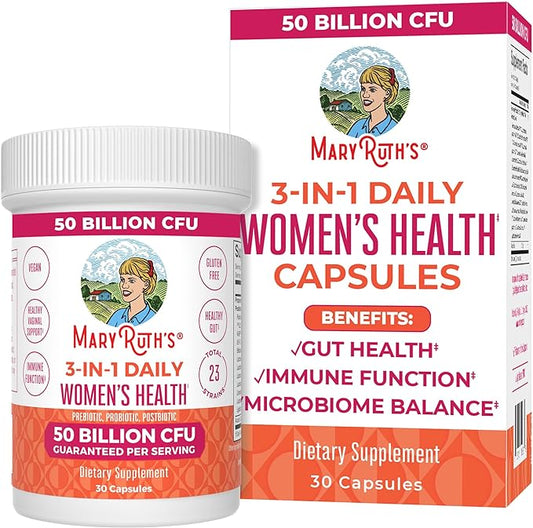 MaryRuth's 3-in-1 Daily Health Probiotics for Women