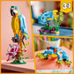 LEGO Creator 3 in 1 Exotic Parrot Building Toy Set, Transforms to 3 Different Animal Figures - from Colorful Parrot, to Swimming Fish, to Cute Frog, Creative Toys for Kids Ages 7 and Up, 31136