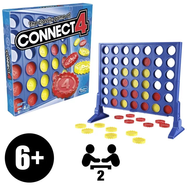 The Classic Game Of Connect 4 Board Game for Family, by Hasbro