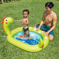 Dinosaur Inflatable Kiddie Pool w/ Sprayer