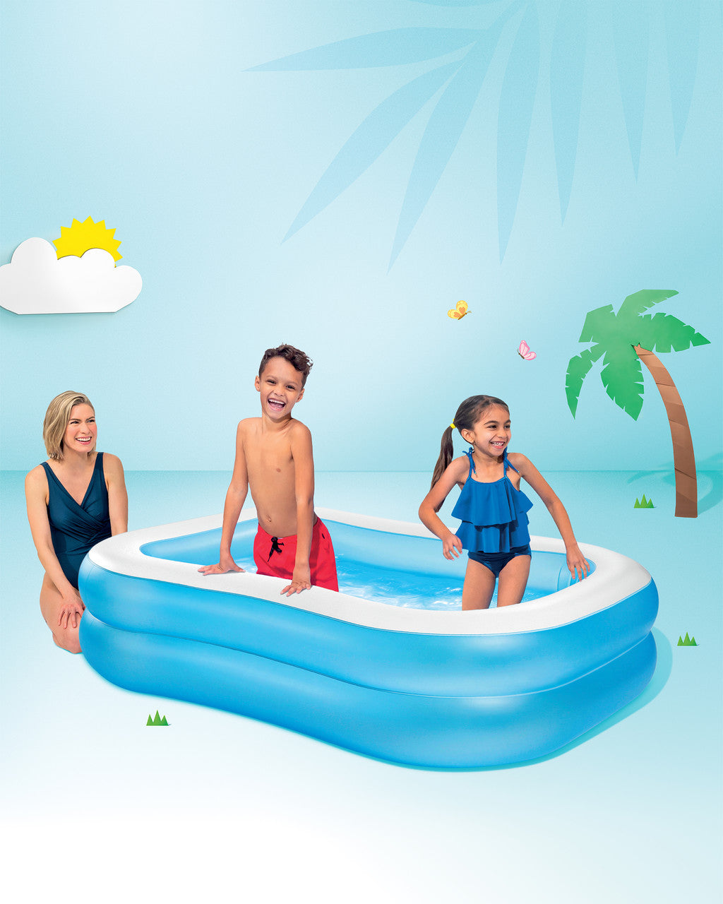 Swim Center® Inflatable Family Pool - Blue