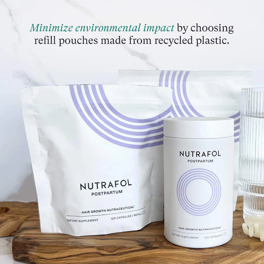 Nutrafol Growth kit - 3 Month Supply (Includes 1 bottle and 2 refill pouches)