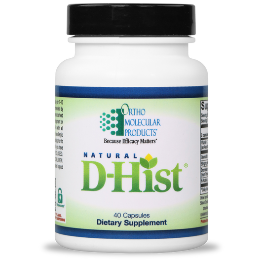 Ortho Molecular Product Natural D-Hist - 120 Capsules