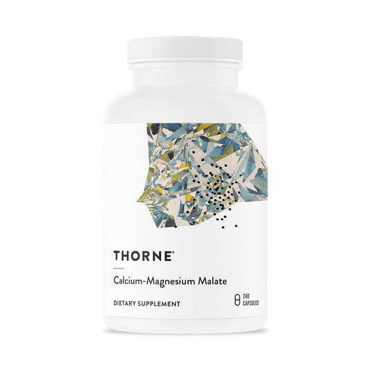 Thorne Calcium-Magnesium Malate - Gluten-Free Supplement with Magnesium & Calcium Supports Bone Health & Muscle Fatigue - 240 Capsules